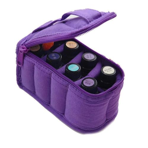 SJHFKDK Nagelkoffer, Nagellack Tasche Etui for 8 Flaschen ätherisches Öl, stoßfest, Parfümöl, ätherisches Öl, Box for Reisen, tragbarer Tragehalter, Nagellack-Aufbewahrungstaschen SJHFKDK Nagelkoffer, Nagellack Tasche Etui for 8 Flaschen ätherisches Öl, stoßfest, Parfümöl, ätherisches Öl, Box for Reisen, tragbarer Tragehalter, Nagellack-Aufbewahrungstaschen von SJHFKDK