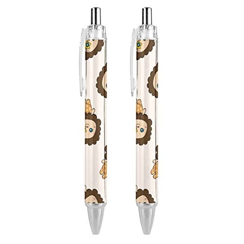 Cartoon Löwe Tier Kugelschreiber Glattes Schreiben 0,5 mm Schwarze Tinte Einziehbarer Kugelschreiber Arbeit Kugelschreiber Tintenroller Für Büro Business Student 4 stücke Cartoon Löwe Tier Kugelschreiber Glattes Schreiben 0,5 mm Schwarze Tinte Einziehbarer Kugelschreiber Arbeit Kugelschreiber Tintenroller Für Büro Business Student 4 stücke von SJOAOAA