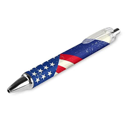 SJOAOAA USA und Niederlande Grunge Flagge Kugelschreiber Glattes Schreiben Schwarze Tinte Kugelschreiber für Büro Schule 4PCS, Einheitsgröße, siehe abbildung SJOAOAA USA und Niederlande Grunge Flagge Kugelschreiber Glattes Schreiben Schwarze Tinte Kugelschreiber für Büro Schule 4PCS, Einheitsgröße, siehe abbildung von SJOAOAA