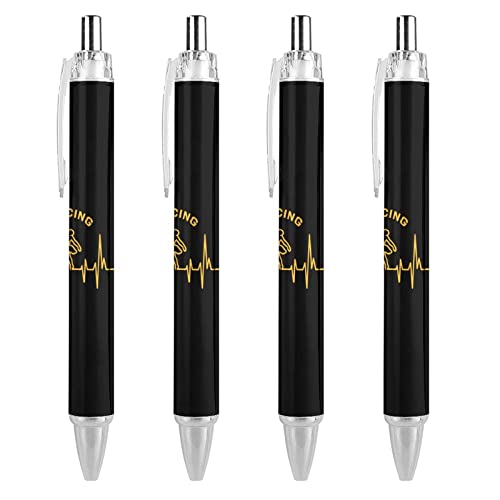 Tanzen Ballett Herzschlag Nette 0,5 mm Schwarze Tinte Einziehbarer Kugelschreiber Arbeit Ball Stifte Tintenroller Für Büro Business Student 4 stücke Tanzen Ballett Herzschlag Nette 0,5 mm Schwarze Tinte Einziehbarer Kugelschreiber Arbeit Ball Stifte Tintenroller Für Büro Business Student 4 stücke von SJOAOAA