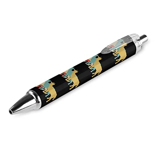 Ziegen-Silhouette-Kugelschreiber, glattes Schreiben, 0,5 mm, schwarze Tinte, einziehbarer Kugelschreiber, Arbeitskugelschreiber, Tintenroller für Büro, Geschäft, Studenten, 4 Stück Ziegen-Silhouette-Kugelschreiber, glattes Schreiben, 0,5 mm, schwarze Tinte, einziehbarer Kugelschreiber, Arbeitskugelschreiber, Tintenroller für Büro, Geschäft, Studenten, 4 Stück von SJOAOAA