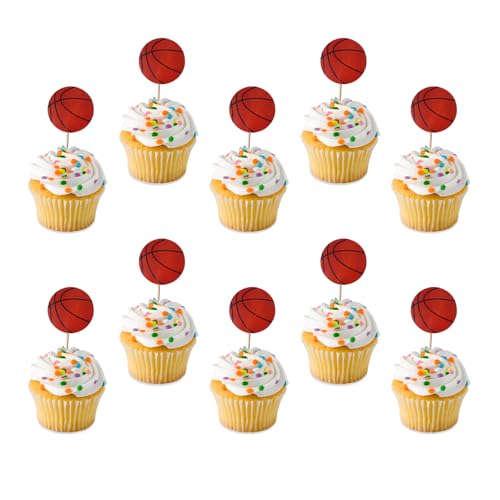 SJUIEO 30 stücke Basketball Ball Cupcake Dekorationen Lebensmittel Zahnstocher Baby Taufe Kuchen Sport Ball Thema Kinder Geburtstag Party Dekoration SJUIEO 30 stücke Basketball Ball Cupcake Dekorationen Lebensmittel Zahnstocher Baby Taufe Kuchen Sport Ball Thema Kinder Geburtstag Party Dekoration von SJUIEO