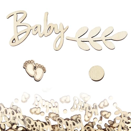 SJUNJIE 200 Stück Babyparty Tischdeko Tischdeko Holz Streudeko Taufe Babyparty Deko Konfetti Holz Geeignet zum Dekorieren von Esstischen Partys Zusammenkünften und DIY-Bastelgeschenken SJUNJIE 200 Stück Babyparty Tischdeko Tischdeko Holz Streudeko Taufe Babyparty Deko Konfetti Holz Geeignet zum Dekorieren von Esstischen Partys Zusammenkünften und DIY-Bastelgeschenken von SJUNJIE