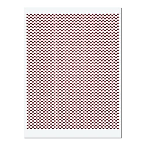 Herterich Products Airbrush Schablone Carbon Fiber Textur | Graffiti & Tattoo Stencil | Wiederverwendbar & Lösungsmittelresistent | Mylar 0,1-0,2 cm | Für Sprays, Acryl & Airbrush von SK-Brush