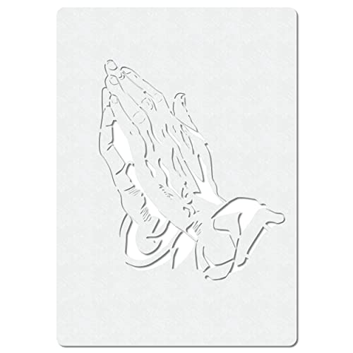 Herterich Products Betende Hände Airbrush Schablone | Religion Stencil | Präzises Design für Graffiti und Tattoos | Lasergeschnittene Qualität | Wiederverwendbar und Lösemittelresistent Herterich Products Betende Hände Airbrush Schablone | Religion Stencil | Präzises Design für Graffiti und Tattoos | Lasergeschnittene Qualität | Wiederverwendbar und Lösemittelresistent von SK-Brush