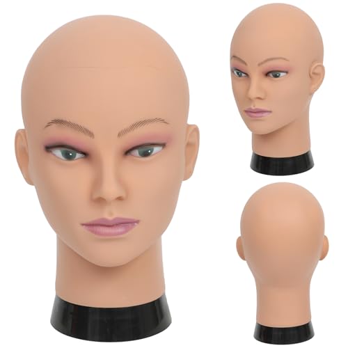 Mannequin-Kopf, weiblich, professioneller Kosmetologie-Trainingskopf, Puppenkopf für Perückenherstellung und Präsentationsständer, mit kostenloser Tischklemme Mannequin-Kopf, weiblich, professioneller Kosmetologie-Trainingskopf, Puppenkopf für Perückenherstellung und Präsentationsständer, mit kostenloser Tischklemme von SK-QACD