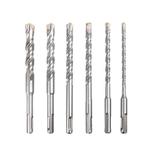1 Stück Beton-SDS-Plus-Bit, 5–16 mm, Kreuzschneiderkopf, Doppel-Schneckenhammer, 160 mm, Wand, Ziegelstein, Block, elektrischer Hammer, Mauerwerksbohrer (160 mm x 6 Stück) von SKFGNX