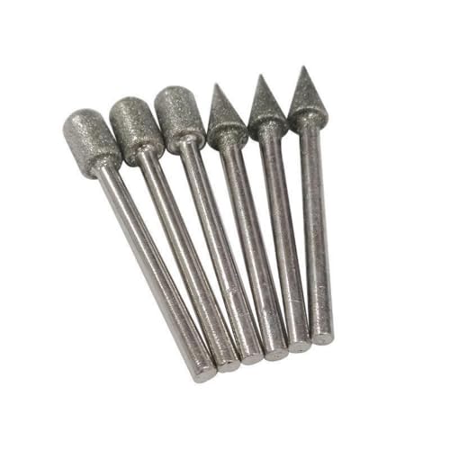 20-teiliges Diamant-Bohrer-Schleifbit-Set, Mini-Bohrer-Frässtift-Bit-Set für Drehwerkzeug-Schleifzubehör, 3-mm-Schaft 20-teiliges Diamant-Bohrer-Schleifbit-Set, Mini-Bohrer-Frässtift-Bit-Set für Drehwerkzeug-Schleifzubehör, 3-mm-Schaft von SKFGNX