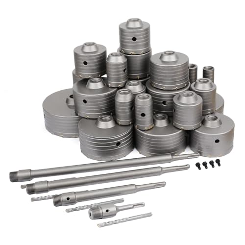 30–160 mm Hammerbohrer, Wandlochsägen-Bohrer-Set, Schneidwerkzeuge mit rundem Schaft, Beton, Zement, Stein, Lochöffner, 1 Stück (SDS Max Link 120 mm) von SKFGNX