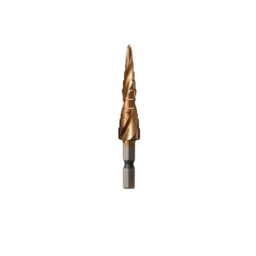 4-12/4-20/4-32 mm M35 Kobalt-Stufenbohrer, konischer HSS-Co-HSS-Bohrer, Spiralnut, Dreieckschaft für Edelstahl (4–12 mm) von SKFGNX
