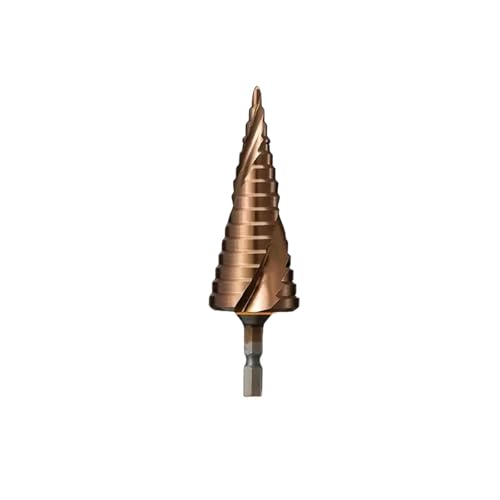 4-12/4-20/4-32 mm M35 Kobalt-Stufenbohrer, konischer HSS-Co-HSS-Bohrer, Spiralnut, Dreieckschaft für Edelstahl (4–32 mm) von SKFGNX