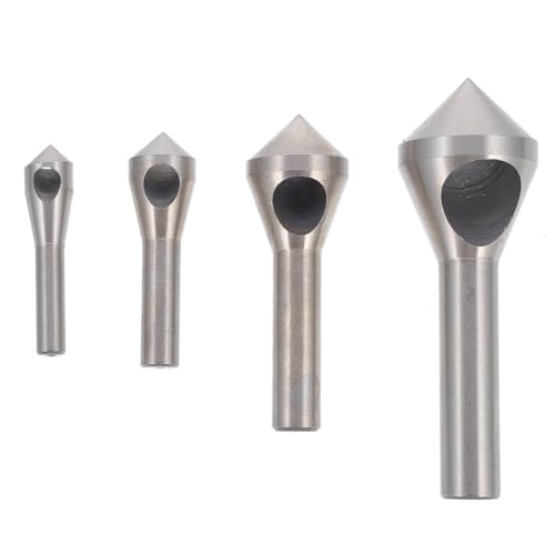 4-teiliges Set aus Titan-Senker, Entgratbohrer, Kegellochschneider, Senkkopf, Anfaswerkzeuge aus Stahl/Aluminium, 2-5-10-15-20 mm 4-teiliges Set aus Titan-Senker, Entgratbohrer, Kegellochschneider, Senkkopf, Anfaswerkzeuge aus Stahl/Aluminium, 2-5-10-15-20 mm von SKFGNX