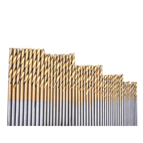 Kobalt-Spiralbohrer-Set, Jobber für Metall, harter Edelstahl, Gusseisen, Holz, Aluminium, Kupfer, Lochschneider, runder Schaft (Bohrer für Holz) von SKFGNX