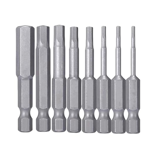 Präzisions-Schraubendreher-Bit-Set, magnetisch, Spezialspitze, Vierkantschlitz, Kreuzschlitz, Torx, YU-Sechskant-Inbusschlüssel, Fünfkant-Schraubendreherschläger (Schraubenbit, Sechskant-Inbus) von SKFGNX