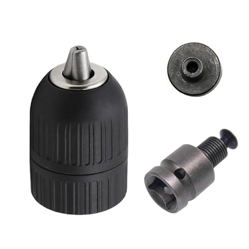 Schnellspannbohrfutter 2–13 mm, Konverter 1/2 Zoll – 20 Gewinde, Schnellwechseladapter, 1/4 Zoll Sechskant-Schlagschrauber, Bohrer (Chuck Square B) von SKFGNX