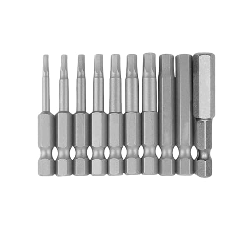 Sechskant-Inbusschlüssel-Bitsatz, metrisch, imperial, Schraubendreher, Adapter für elektrische Bohrmaschinen, Steckschlüssel, Sicherheits-Magnetspitze (Sechskant-Inbus-Bitsatz B) von SKFGNX