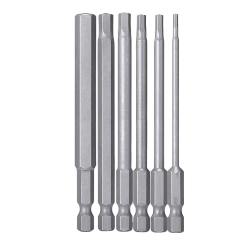 Sechskant-Inbusschlüssel-Bitsatz, metrisch, imperial, Schraubendreher, Adapter für elektrische Bohrmaschinen, Steckschlüssel, Sicherheits-Magnetspitze (Sechskant-Inbus-Bitsatz C) von SKFGNX