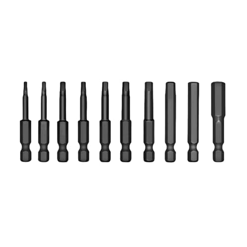 Sechskant-Inbusschlüssel-Bohrer-Bit-Set, 1/4-Zoll-Schraubendreher, S2-Stahl, Schraubendreher-Verlängerungsadapter, Sicherheits-Magnetspitzen (Sechskant-Inbus-Bit SAE) von SKFGNX