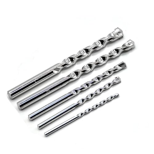 Wandbohrer, 5 Stück, 4–10 mm, Mauerwerksbohrer für Ziegel, Beton, Marmor, Fliesen, Stein, Bohren, Hartmetall-Pistolenbohrer Wandbohrer, 5 Stück, 4–10 mm, Mauerwerksbohrer für Ziegel, Beton, Marmor, Fliesen, Stein, Bohren, Hartmetall-Pistolenbohrer von SKFGNX