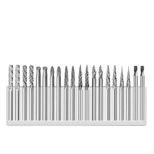 Wolframkarbid-Frässtift-Set, Rotationsfeile, Raspel, Gesenkschleifer, Frässtift, Einzel- und Doppelschnitt, Metall, Holzschnitzerei, Gravur, Polierwerkzeug (gemischter Doppelfräser) von SKFGNX