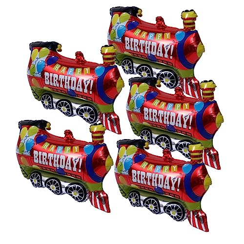5 Stück Fahrzeugform Folienballons Geburtstagsdeko für Partydekoration für Babypartys Feierlichkeiten und Outdoor Events 5 Stück Fahrzeugform Folienballons Geburtstagsdeko für Partydekoration für Babypartys Feierlichkeiten und Outdoor Events von SKISUNO