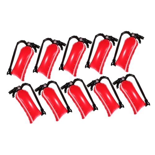 SKISUNO 10 Stück Teiliges Feuerwehr partyset mit Feuerlöscherförmigen Aufblasbaren Aluminiumfolie ballons Robuste Dekoration für Feuerwehr themengeburtstage und Kinderpartys SKISUNO 10 Stück Teiliges Feuerwehr partyset mit Feuerlöscherförmigen Aufblasbaren Aluminiumfolie ballons Robuste Dekoration für Feuerwehr themengeburtstage und Kinderpartys von SKISUNO