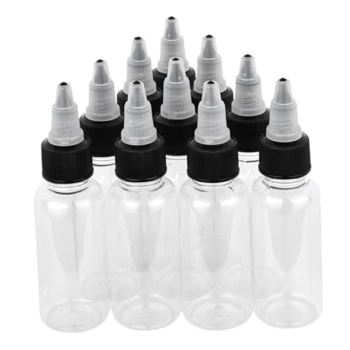 SKISUNO 10 Stück Transparente Leere Pigmentflaschen aus Auslaufsichere Aufbewahrung für Tattoo Tinte Acrylfarben für Künstler und Tätowierer SKISUNO 10 Stück Transparente Leere Pigmentflaschen aus Auslaufsichere Aufbewahrung für Tattoo Tinte Acrylfarben für Künstler und Tätowierer von SKISUNO