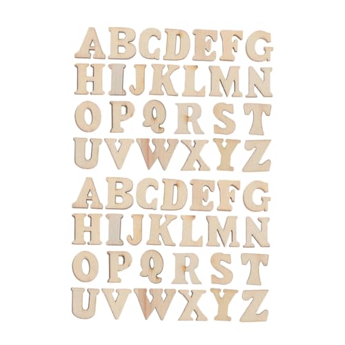 SKISUNO 104Stücke Holzbuchstaben zum Basteln DIY Alphabet Deko aus Natürlichem Holz für Kreative Projekte für Partys Hochzeiten und Gestaltung SKISUNO 104Stücke Holzbuchstaben zum Basteln DIY Alphabet Deko aus Natürlichem Holz für Kreative Projekte für Partys Hochzeiten und Gestaltung von SKISUNO
