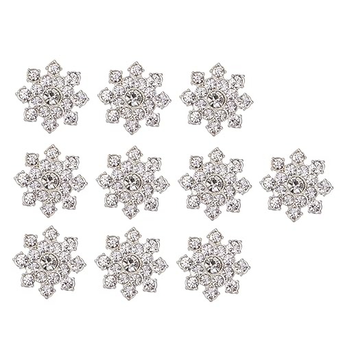 SKISUNO 10Stücke DIY Strass Blumendekore Silberne Legierung Ornamente für Schmuck Handgemachte Ohrringe und Anhänger Exquisites Zubehör für Kreative Projekte und Besondere Anlässe SKISUNO 10Stücke DIY Strass Blumendekore Silberne Legierung Ornamente für Schmuck Handgemachte Ohrringe und Anhänger Exquisites Zubehör für Kreative Projekte und Besondere Anlässe von SKISUNO