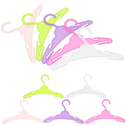 SKISUNO 10stücke Mini Puppen Kleiderbügel Für Puppen Kleidung Praktisches Zubehör Für Puppenhäuser Organisiert Die Garderobe Ihrer Farbenfrohes Design Für Kreative von SKISUNO
