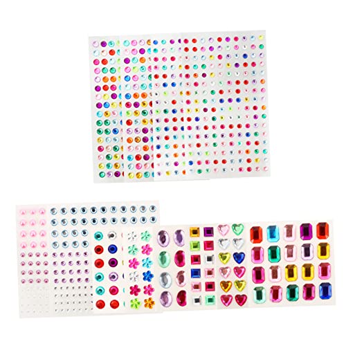 SKISUNO 12Blätter DIY Aufkleber Selbstklebende Mehrfarbige Strasssteine für Körper und Nageldekoration für Projekte und Festtagsmakeup Einfach Anzuwenden SKISUNO 12Blätter DIY Aufkleber Selbstklebende Mehrfarbige Strasssteine für Körper und Nageldekoration für Projekte und Festtagsmakeup Einfach Anzuwenden von SKISUNO