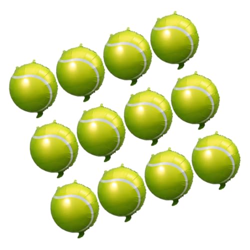 SKISUNO 12Stücke Aufblasbare Tennisballons Sportliche Party Dekoration für Geburtstagsfeiern Langlebig und Sicher für Innen und Außenveranstaltungen Sorgt für Unvergessliche SKISUNO 12Stücke Aufblasbare Tennisballons Sportliche Party Dekoration für Geburtstagsfeiern Langlebig und Sicher für Innen und Außenveranstaltungen Sorgt für Unvergessliche von SKISUNO