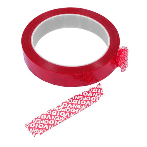 SKISUNO 1Rolle Sicherheitsklebeband für Dokumente Rot Tamper Evident für Diebstahlprävention Mehrzweck Versiegelung von Paketen Wertvollen Unterlagen Robust Einfach SKISUNO 1Rolle Sicherheitsklebeband für Dokumente Rot Tamper Evident für Diebstahlprävention Mehrzweck Versiegelung von Paketen Wertvollen Unterlagen Robust Einfach von SKISUNO