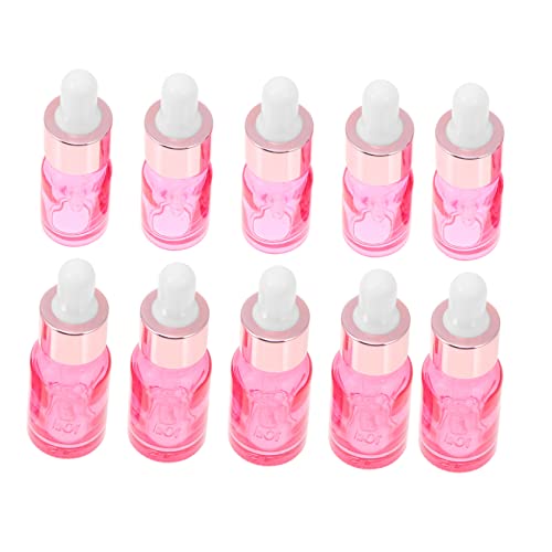 SKISUNO 1Satz Glasflaschen mit Pipette und Rosa für Ätherische Öle Parfümöle Flüssigkeiten Wiederverwendbar Leere Flaschen für Reisen SKISUNO 1Satz Glasflaschen mit Pipette und Rosa für Ätherische Öle Parfümöle Flüssigkeiten Wiederverwendbar Leere Flaschen für Reisen von SKISUNO