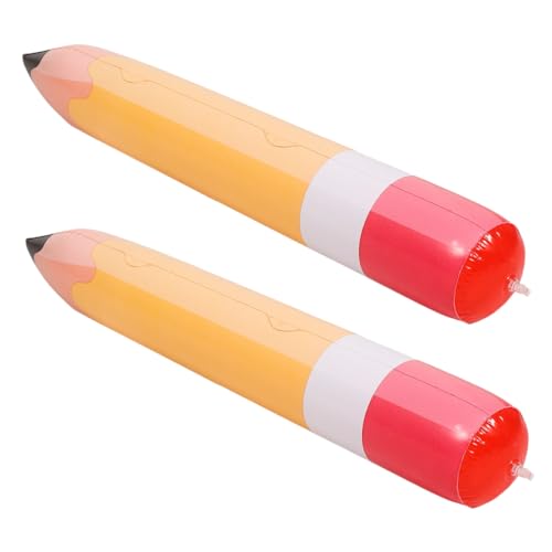 SKISUNO 2 Stück Aufblasbarer PVC Bleistift Teiliges Langlebige Schulanfang Dekoration Kreative Klassenzimmerhänger Leicht zu Reinigen Vielseitiges Partyzubehör für Schulstart und Mitgebsel SKISUNO 2 Stück Aufblasbarer PVC Bleistift Teiliges Langlebige Schulanfang Dekoration Kreative Klassenzimmerhänger Leicht zu Reinigen Vielseitiges Partyzubehör für Schulstart und Mitgebsel von SKISUNO