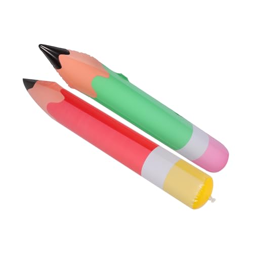 SKISUNO 2 Stück Aufblasbares Bleistiftspielzeug Bleistifte Für Schule Riese Extra Große Bleistiftspielzeuge Dekorate Riesiger Aufblasbarer Bleistift Aufblasbare Buntstifte Jumbo Pvc SKISUNO 2 Stück Aufblasbares Bleistiftspielzeug Bleistifte Für Schule Riese Extra Große Bleistiftspielzeuge Dekorate Riesiger Aufblasbarer Bleistift Aufblasbare Buntstifte Jumbo Pvc von SKISUNO