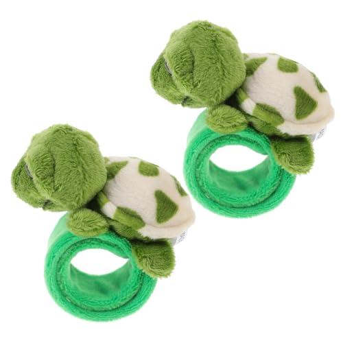 SKISUNO 2Stücke Plüsch Schildkröten Schlagarmband Dekoratives Tier Slap Armband aus Weichem Material für Kindergeburtstage und Partys DIY für Kreative Anlässe SKISUNO 2Stücke Plüsch Schildkröten Schlagarmband Dekoratives Tier Slap Armband aus Weichem Material für Kindergeburtstage und Partys DIY für Kreative Anlässe von SKISUNO