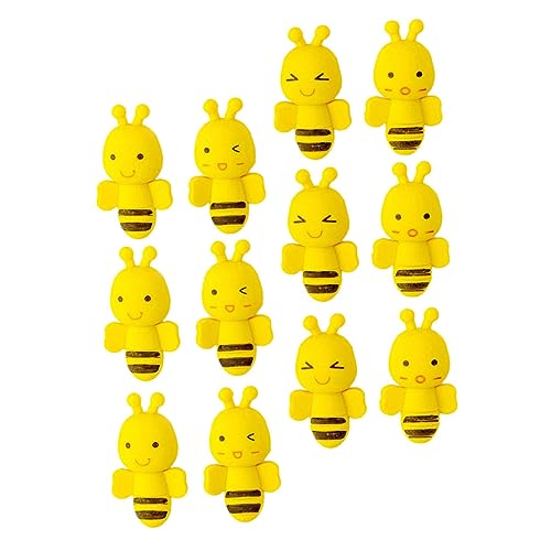 SKISUNO 36 Stück Teiliges Niedliche Bienen Radiergummis Lustige Cartoon Bienenform Sichere Malutensilien für Schulprojekte und Kreative Zeichnungen SKISUNO 36 Stück Teiliges Niedliche Bienen Radiergummis Lustige Cartoon Bienenform Sichere Malutensilien für Schulprojekte und Kreative Zeichnungen von SKISUNO