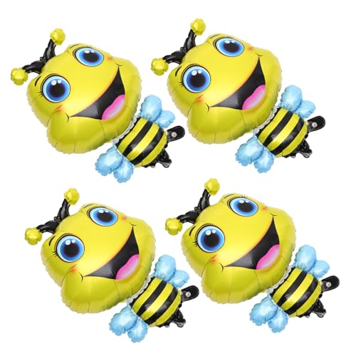 SKISUNO 4 Stück Bienen Folie Ballons Tierische Party Deko für Kindergeburtstag und Shower Hochwertige Aluminiumfolie Leuchtende Farben Lustige Tiermotiven Innen und Außendekoration SKISUNO 4 Stück Bienen Folie Ballons Tierische Party Deko für Kindergeburtstag und Shower Hochwertige Aluminiumfolie Leuchtende Farben Lustige Tiermotiven Innen und Außendekoration von SKISUNO
