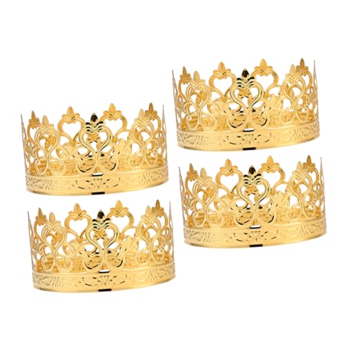SKISUNO 4 Stück Glitzernde Roségold-kronen-kuchendekoration, Filigrane Blumenkronen-mittelstücke Für Tische, Entzückende Hochzeitsaufsätze, Rustikales Schickes Kuchendekor SKISUNO 4 Stück Glitzernde Roségold-kronen-kuchendekoration, Filigrane Blumenkronen-mittelstücke Für Tische, Entzückende Hochzeitsaufsätze, Rustikales Schickes Kuchendekor von SKISUNO