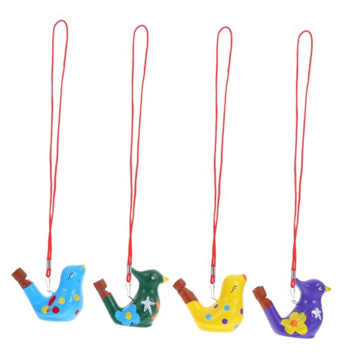SKISUNO 4 Stück Keramik Vogelpfeifen Bunt Wassermusikspielzeug Sicher für Party Mitgebsel Realistische Vogel-Form Pädagogisches Musikinstrument für Bad und Feier SKISUNO 4 Stück Keramik Vogelpfeifen Bunt Wassermusikspielzeug Sicher für Party Mitgebsel Realistische Vogel-Form Pädagogisches Musikinstrument für Bad und Feier von SKISUNO