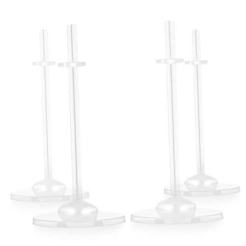 SKISUNO 4 Stück Teiliges Transparentes Puppenständer Verstellbare Taillenklemme Stabile Halterung für Puppen und Actionfiguren für Schaufenster Sammlungen und Dekoration SKISUNO 4 Stück Teiliges Transparentes Puppenständer Verstellbare Taillenklemme Stabile Halterung für Puppen und Actionfiguren für Schaufenster Sammlungen und Dekoration von SKISUNO