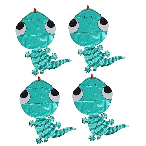 SKISUNO 4 Stück Tier Folienballons Kreative Tierformen für Kindergeburtstag und Shower Deko Hochwertige Aluminiumfolie Langlebig und Schön Eidechsen und Dschungeltiere für Unvergessliche SKISUNO 4 Stück Tier Folienballons Kreative Tierformen für Kindergeburtstag und Shower Deko Hochwertige Aluminiumfolie Langlebig und Schön Eidechsen und Dschungeltiere für Unvergessliche von SKISUNO