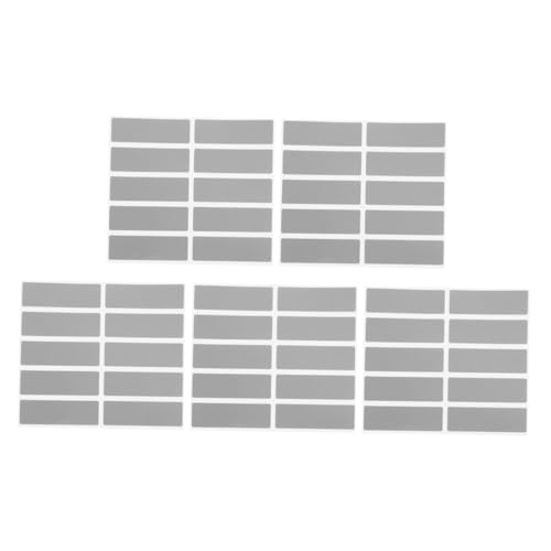SKISUNO 5 Sätze Scratch Off Sticker Labels mit Silberner Freilegung Selbstklebend für DIY Belohnungsprogramme Einfache Anwendung Geschenkidee für Spiele und Überraschungen von SKISUNO