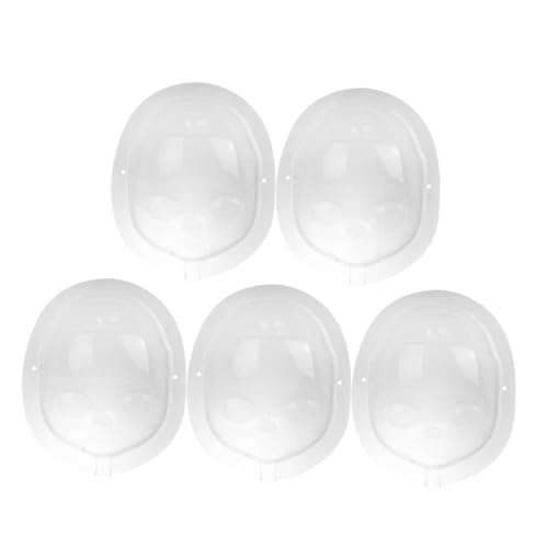 SKISUNO 5 Stück Teiliges Mini Puppen Gesichtsschutz Transparent DIY Puppenmaske für Schminken Basteln Zubehör Kleine Puppen Gesichtsabdeckung Spielzeugmaske für Puppenhandwerk SKISUNO 5 Stück Teiliges Mini Puppen Gesichtsschutz Transparent DIY Puppenmaske für Schminken Basteln Zubehör Kleine Puppen Gesichtsabdeckung Spielzeugmaske für Puppenhandwerk von SKISUNO