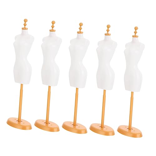 SKISUNO 5Stücke Teiliges Puppenständer für Puppenmode Hochwertige Mannequins zur Präsentation von Puppenkleidern für Puppenhaus Dekoration und Kreatives SKISUNO 5Stücke Teiliges Puppenständer für Puppenmode Hochwertige Mannequins zur Präsentation von Puppenkleidern für Puppenhaus Dekoration und Kreatives von SKISUNO