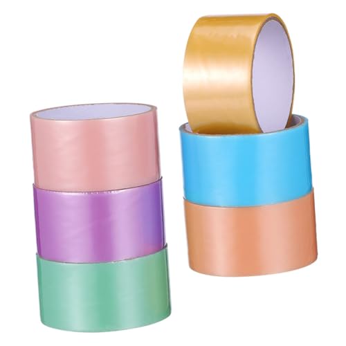 SKISUNO 6Rollen Selbstklebende Klebebänder DIY Bastelband für Sticky Ball Projekte Leuchtende Farben zum Stressabbau und Kreativen SKISUNO 6Rollen Selbstklebende Klebebänder DIY Bastelband für Sticky Ball Projekte Leuchtende Farben zum Stressabbau und Kreativen von SKISUNO