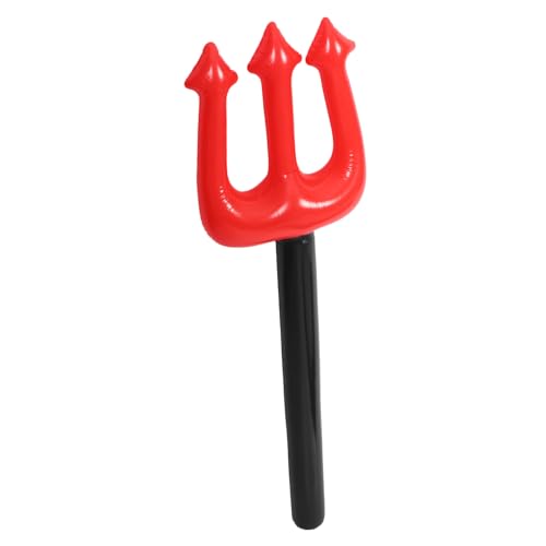SKISUNO Aufblasbare Teufelsgabel PVC Leichtes Partyspielzeug für Halloween Kostüm Zubehör Karneval Requisit für Rollenspiele und Festliche Dekoration Erwachsene von SKISUNO