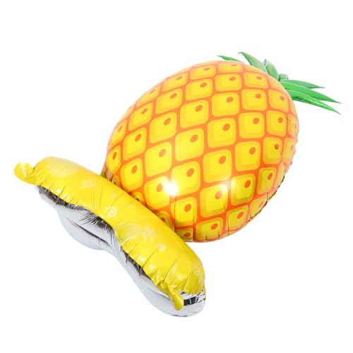 SKISUNO Aufblasbarer Ananas Folienballon für Sommerpartys Lebendige Deko für Geburtstagsfeiern Hawaiianische Themenfeiern Fotorequisite oder Tischdekoration SKISUNO Aufblasbarer Ananas Folienballon für Sommerpartys Lebendige Deko für Geburtstagsfeiern Hawaiianische Themenfeiern Fotorequisite oder Tischdekoration von SKISUNO