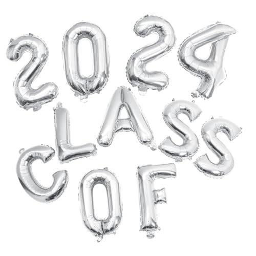 SKISUNO Graduation Party Ballon Aluminiumfolie Class Of Banner Dekoration Leichte Partydeko für Fenster Türen Wände Kreative Ballonformen für Abschlussfeier SKISUNO Graduation Party Ballon Aluminiumfolie Class Of Banner Dekoration Leichte Partydeko für Fenster Türen Wände Kreative Ballonformen für Abschlussfeier von SKISUNO